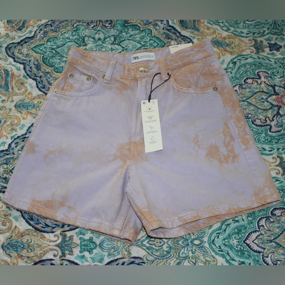 Zara high waisted shorts size 00 - Picture 1 of 4